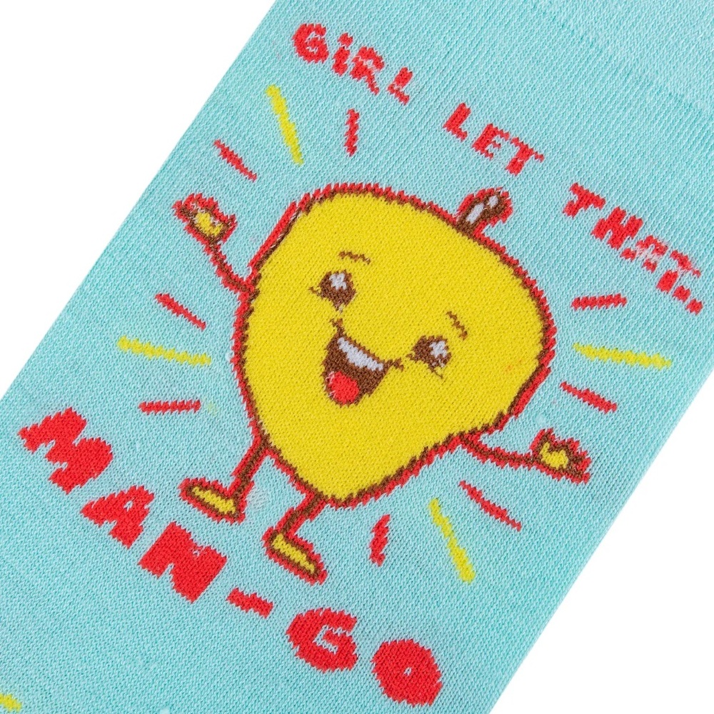 “LET THAT MAN-GO” Novelty Crew Socks - Picture 2 of 7